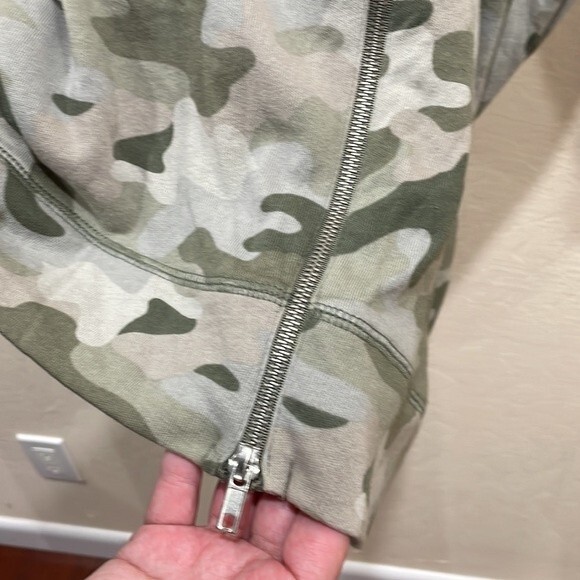 NEW! Rails Georgia Camo Tshirt Long Sleeve Side Zipper Dress - XS $158 - Picture 8 of 9